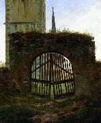 Caspar David Friedrich, The Cemetery Gate
